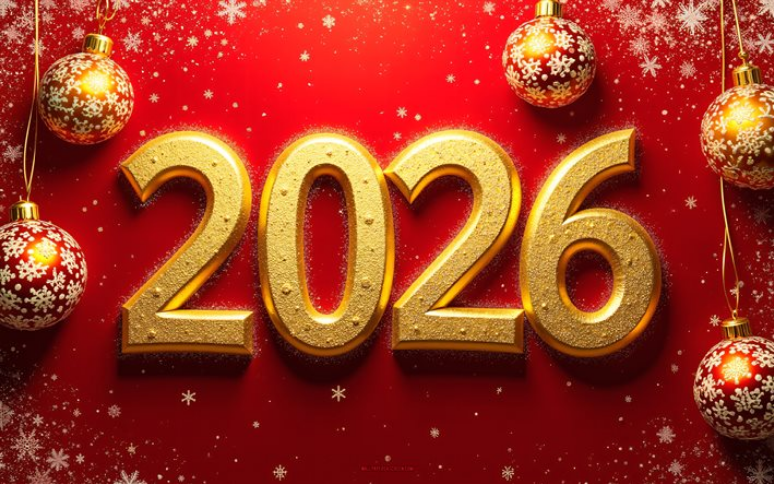 تحميل صور  سنة 2026 جديدة سعيدة خلفيات لسطح المكتب مجانا