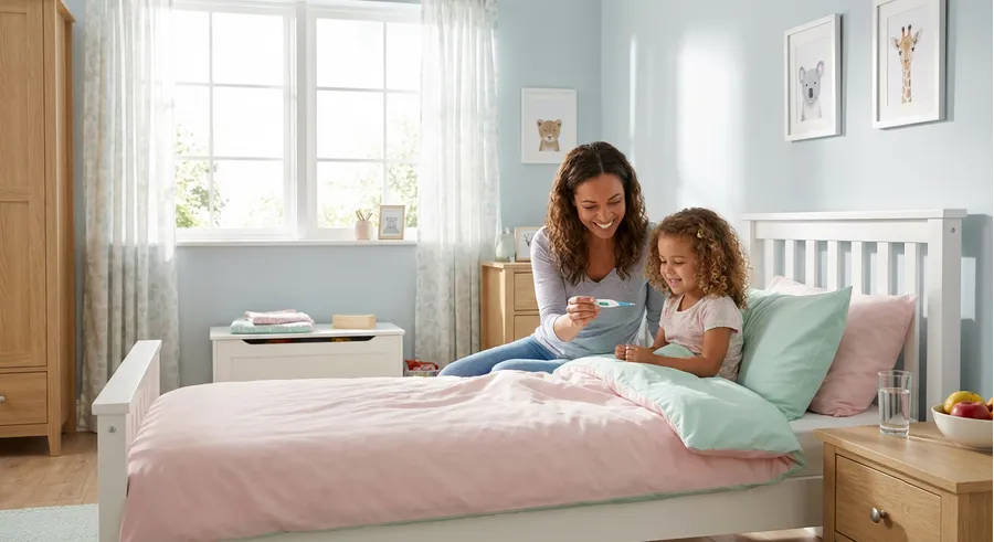 ما هي درجة حرارة الطفل الطبيعية