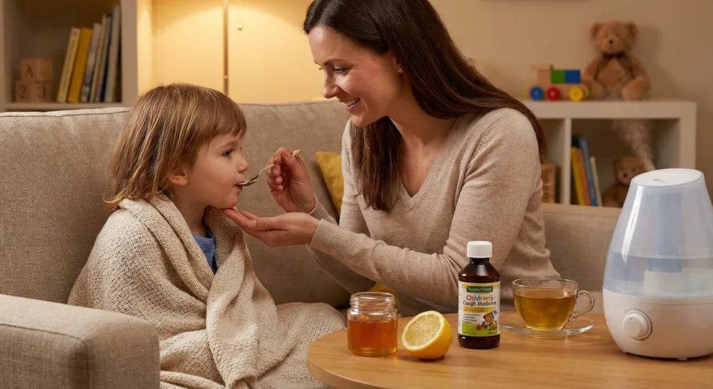 علاج الكحة للاطفال