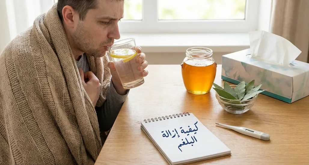 كيفية إزالة البلغم