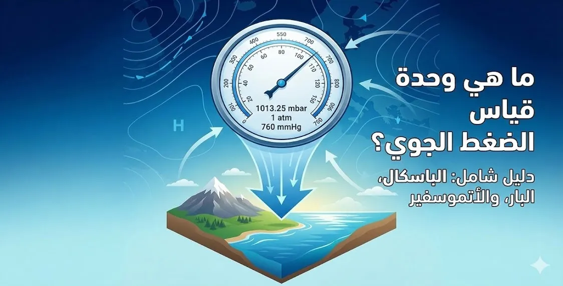 ما هي وحدة قياس الضغط الجوي