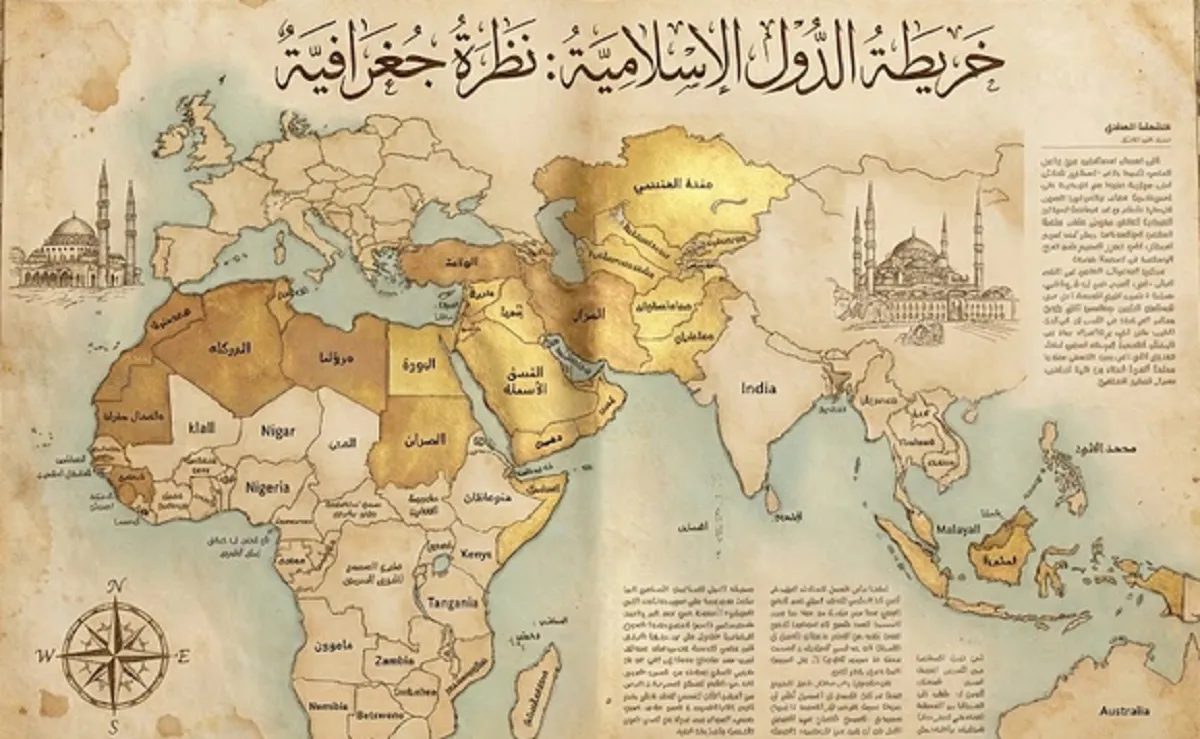 كم عدد الدول الإسلامية في العالم