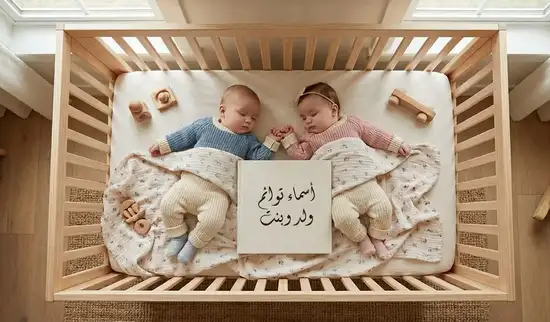 أسماء توائم ولد وبنت