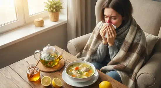 علاج الزكام دون دواء